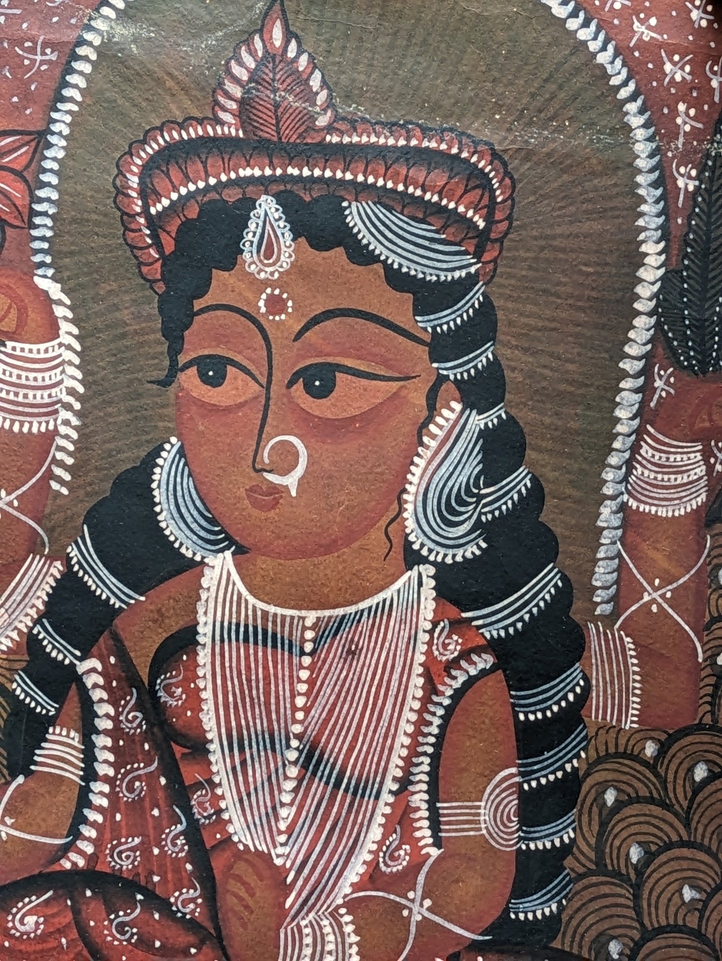 Goddess Lakshmi - by Swarna Chitrakar