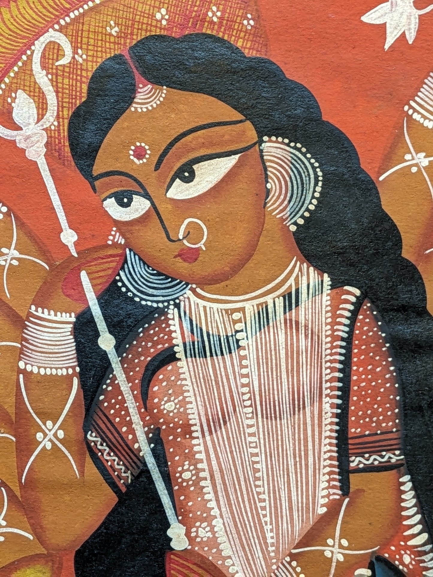 Durga - by Uttam Chitrakar