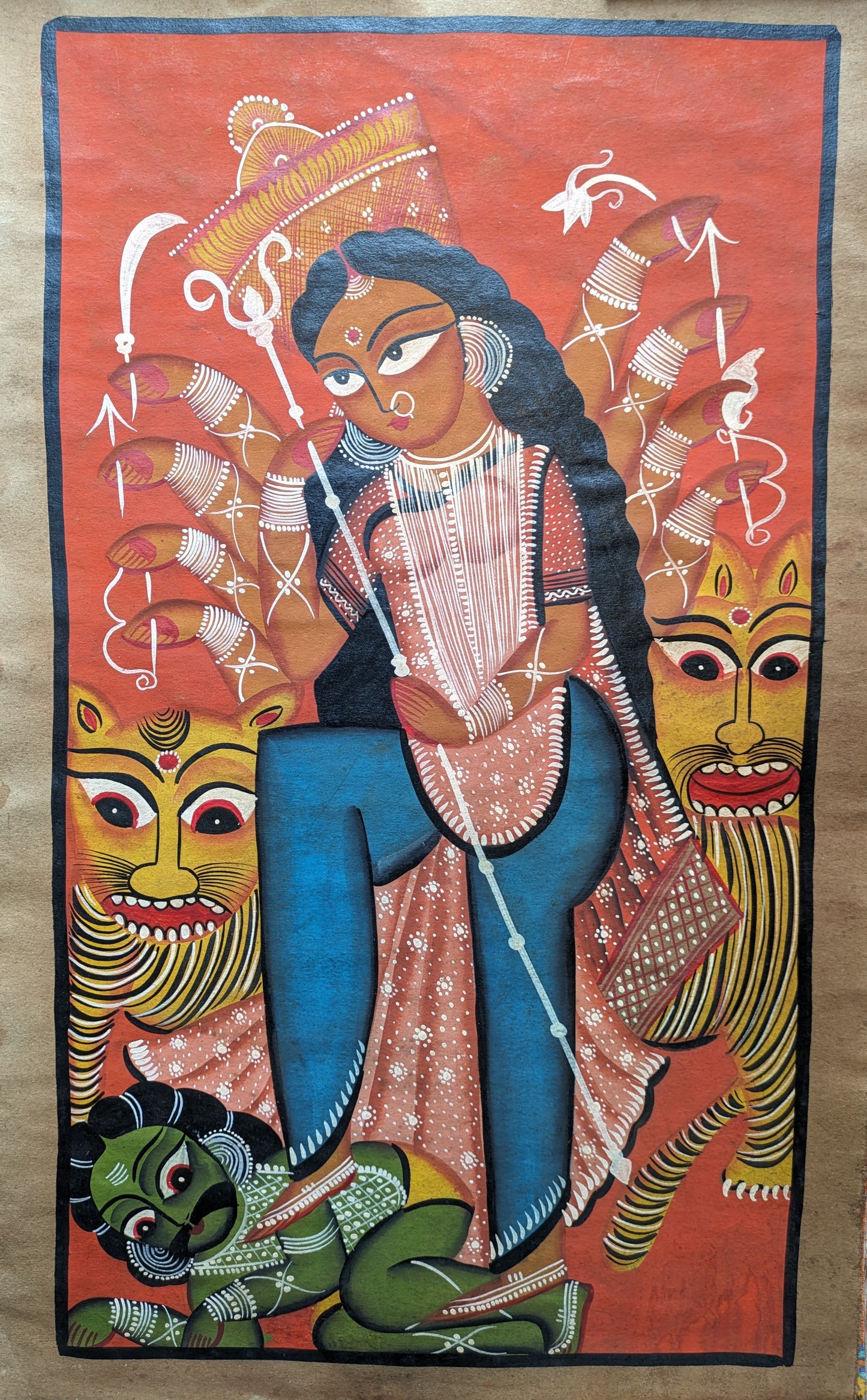 Durga - by Uttam Chitrakar