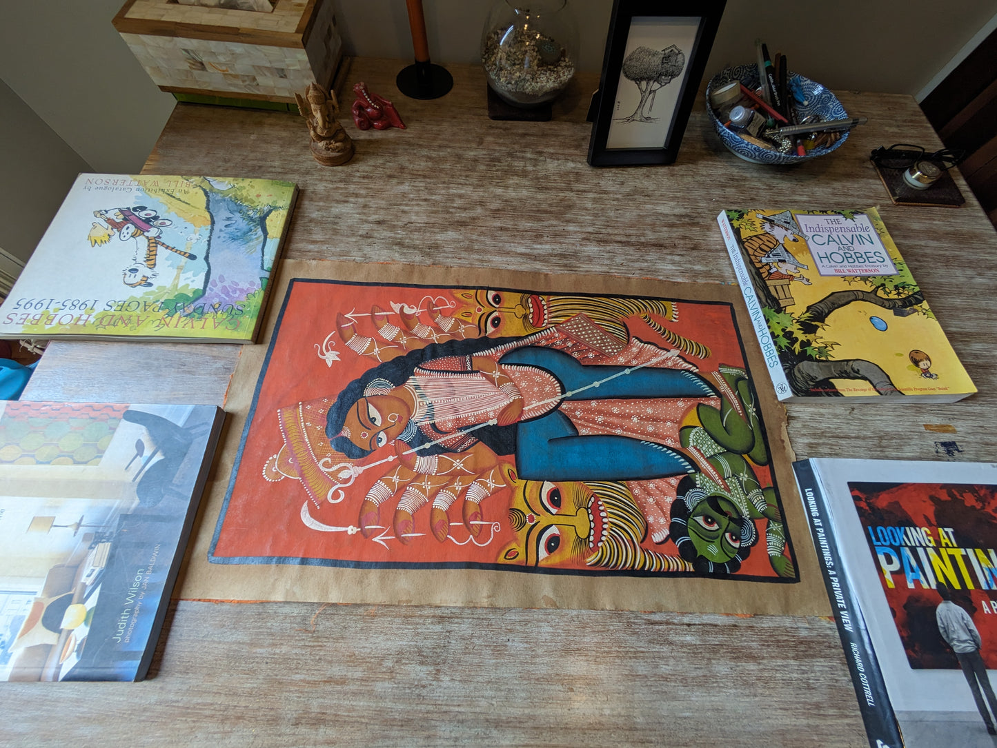 Durga - by Uttam Chitrakar