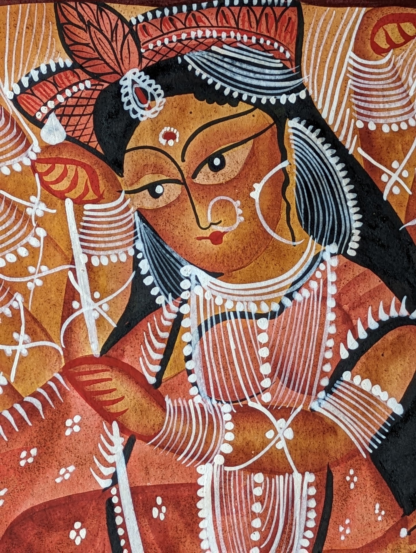 Durga - by Swarna Chitrakar