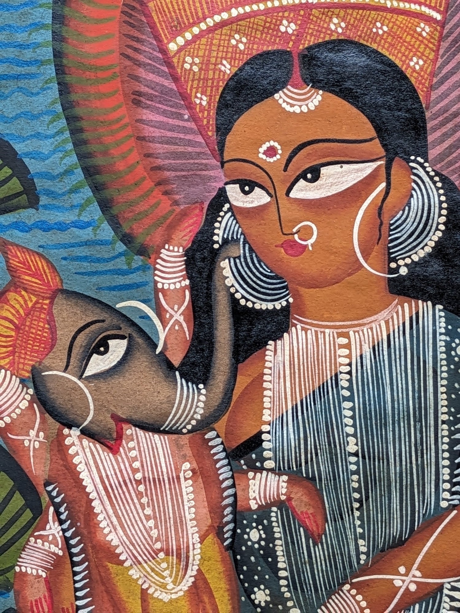 A selection of artwork from the Kalighat edit