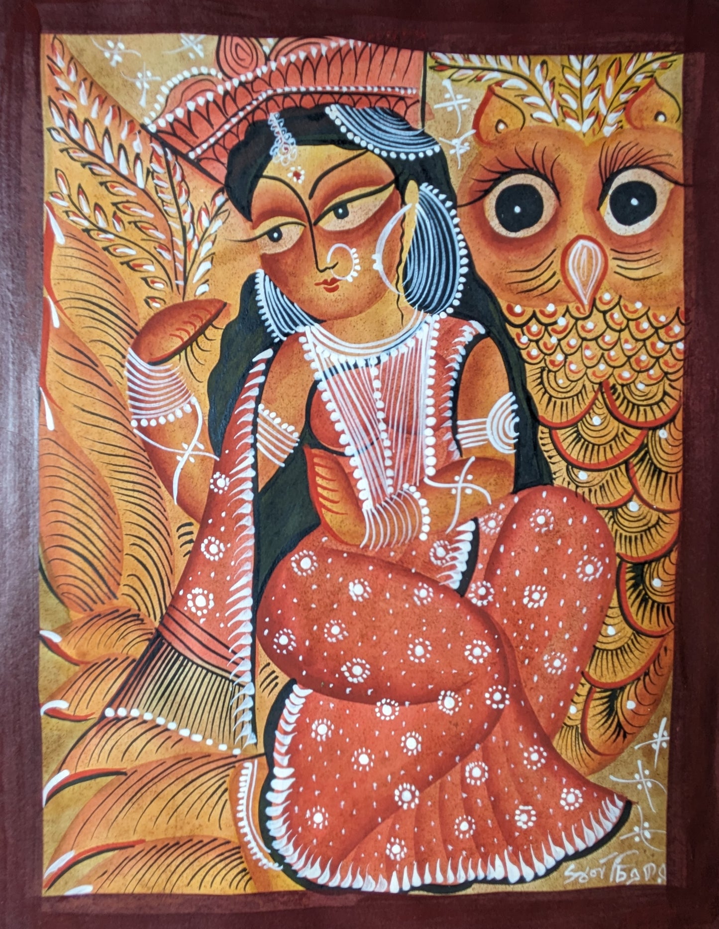 Lakshmi - by Swarna Chitrakar