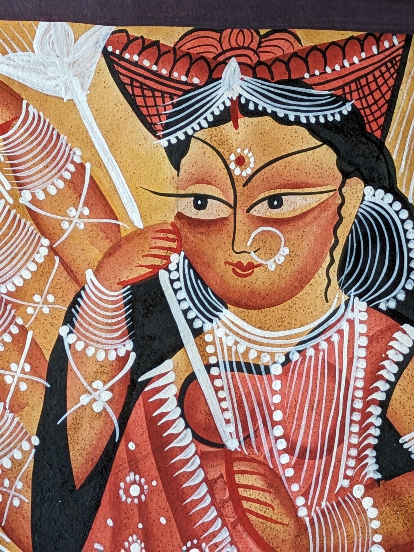 Durga, Resplendent- by Swarna Chitrakar