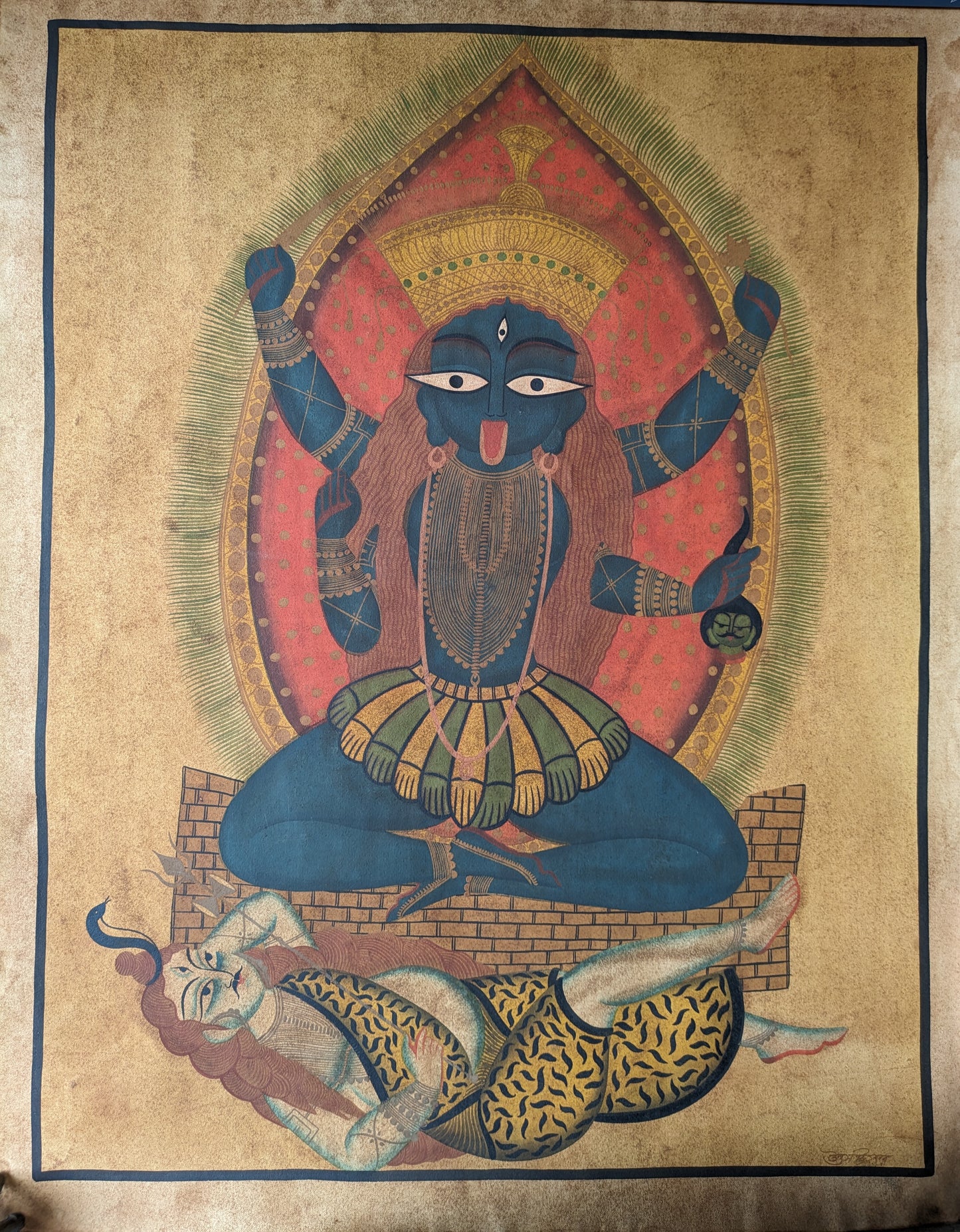 Kali - by Uttam Chitrakar