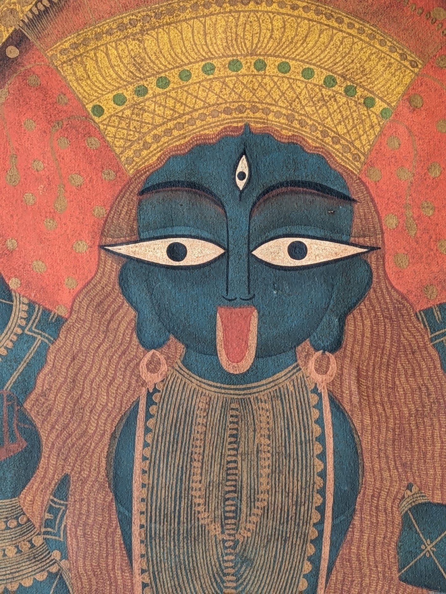 Kali - by Uttam Chitrakar