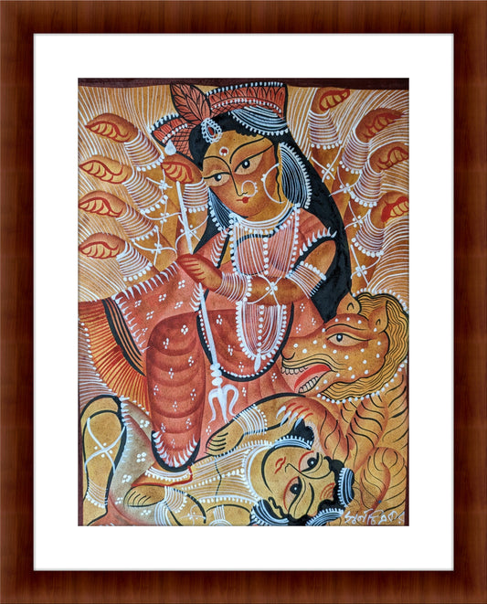 Durga - by Swarna Chitrakar