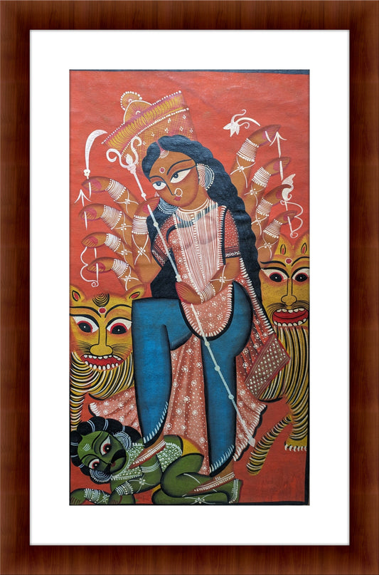 Durga - by Uttam Chitrakar